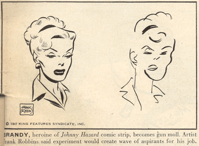 In 1947 Comics Artists Drew Their Famous Characters With Their Eyes