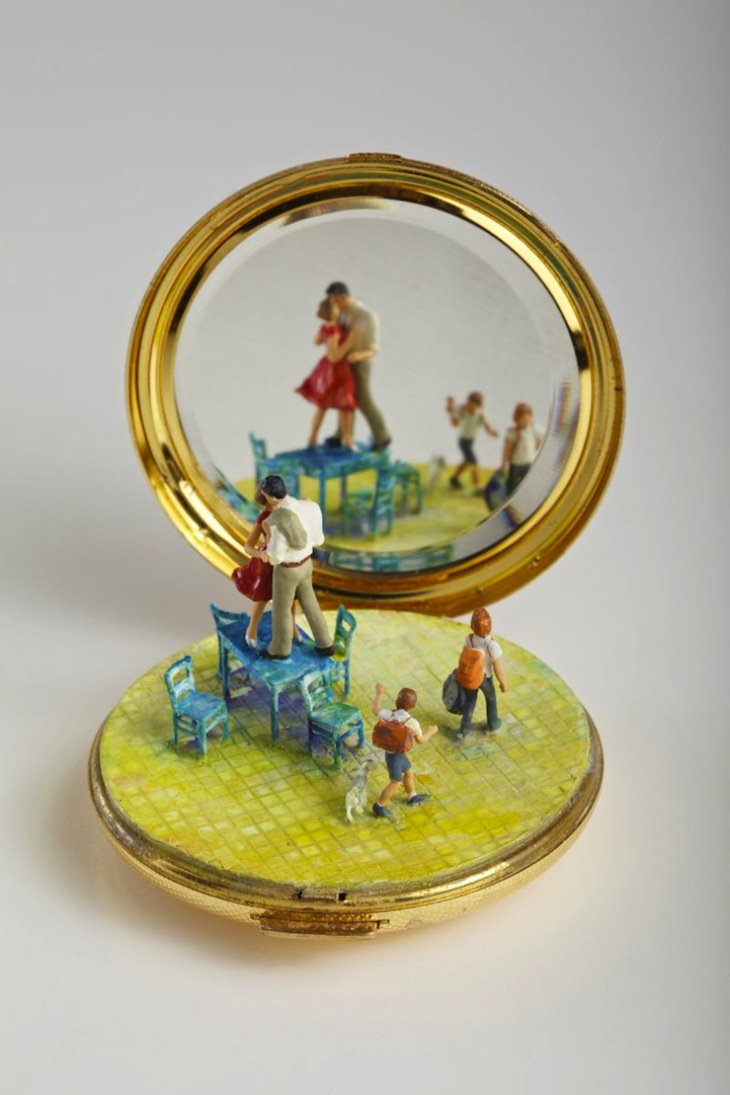 Artist Creates Colorful Miniature Worlds On Everyday Objects | Art-Sheep