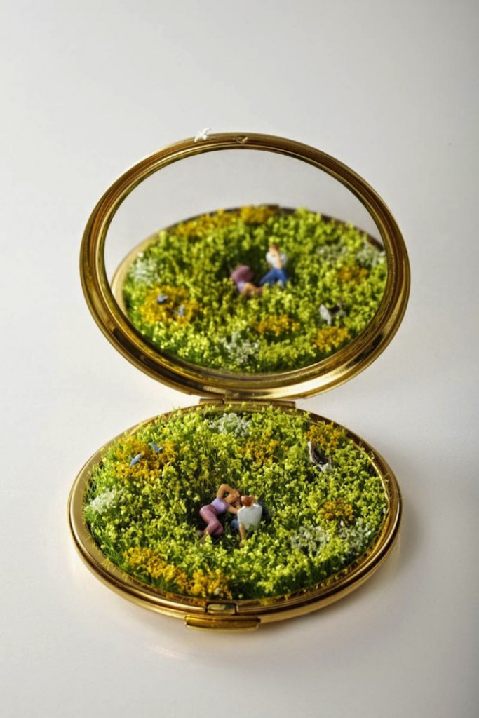 Artist Creates Colorful Miniature Worlds On Everyday Objects | Art-Sheep