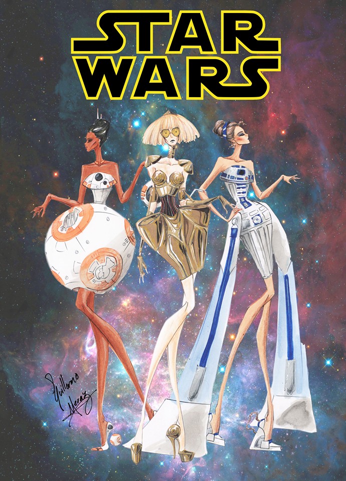 Your Favorite Star Wars Characters Reimagined In High-Fashion Dresses