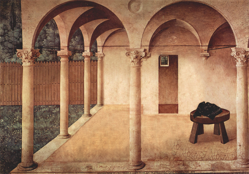 Bence Hajdu, Fra Angelico, The Annunciation, 1450, From series Abandonned Paintings, 2012