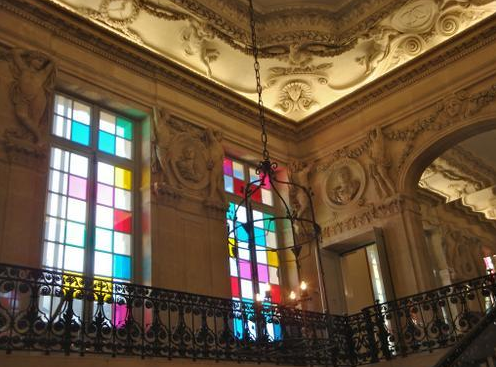 Daniel Buren, Colored windows of the Hôtel Salé, Paris