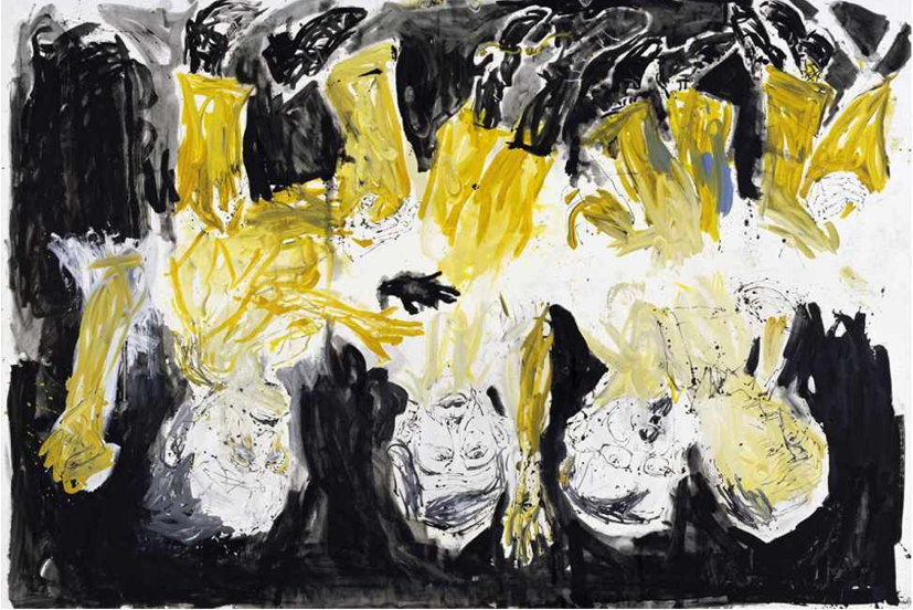 Georg Baselitz, The Bridge Ghost's Supper, 2006
