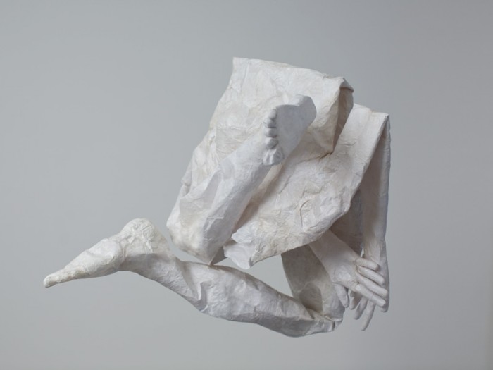 Mathilde Roussel, Mue 2010, paper, glue, 27x40in, 2010