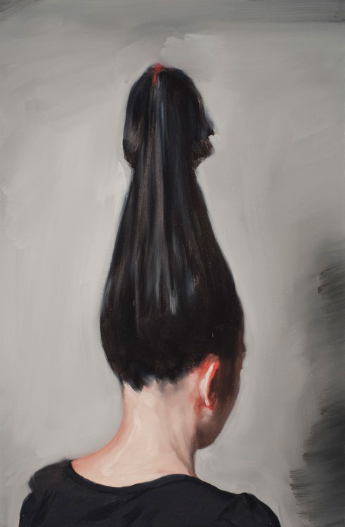 Michaël Borremans, The Pendant, 2009, oil on canvas