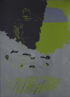 Per Kirkeby, Hansentryk, 2009, silkscreen, 140 x 100 cm.