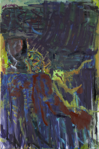 Per Kirkeby, Mistra III, 2010, oil on canvas, 150 cm x 100 cm
