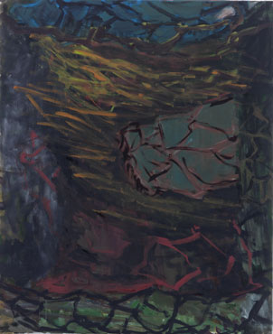 Per Kirkeby, Tropisme 8, 2004, oil on canvas, 115 cm x 95 cm