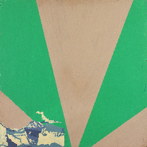 Per Kirkeby, Untitled, 1967, mixed media on masonite, 122 cm x 122 cm