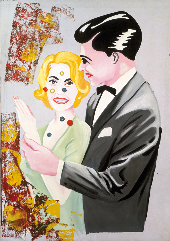 Sigmar Polke, Lovers II, 1965, Oil and enamel on canvas, 190 x 140 cm
