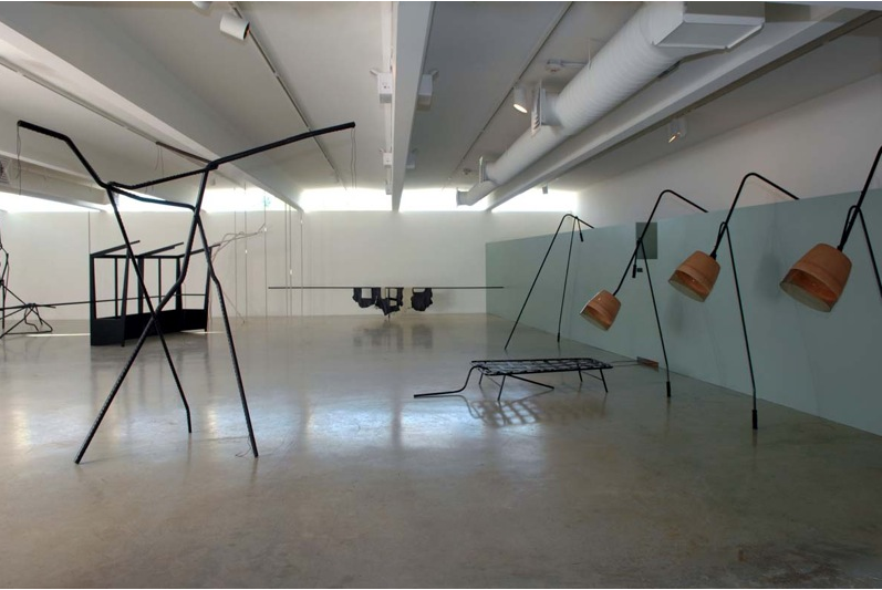 Tatiana Trouvé, View of the exhibition Time Snares, 2007, Galerie Emmanuel Perrotin, Miami