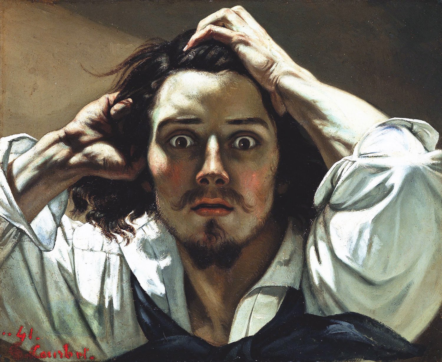 Self-portrait (The Desperate Man), c. 1843–45 (Private collection)