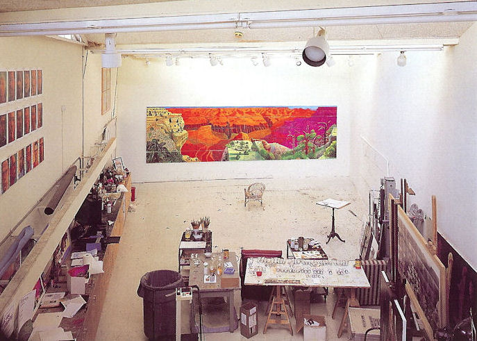 David Hockney, painter.