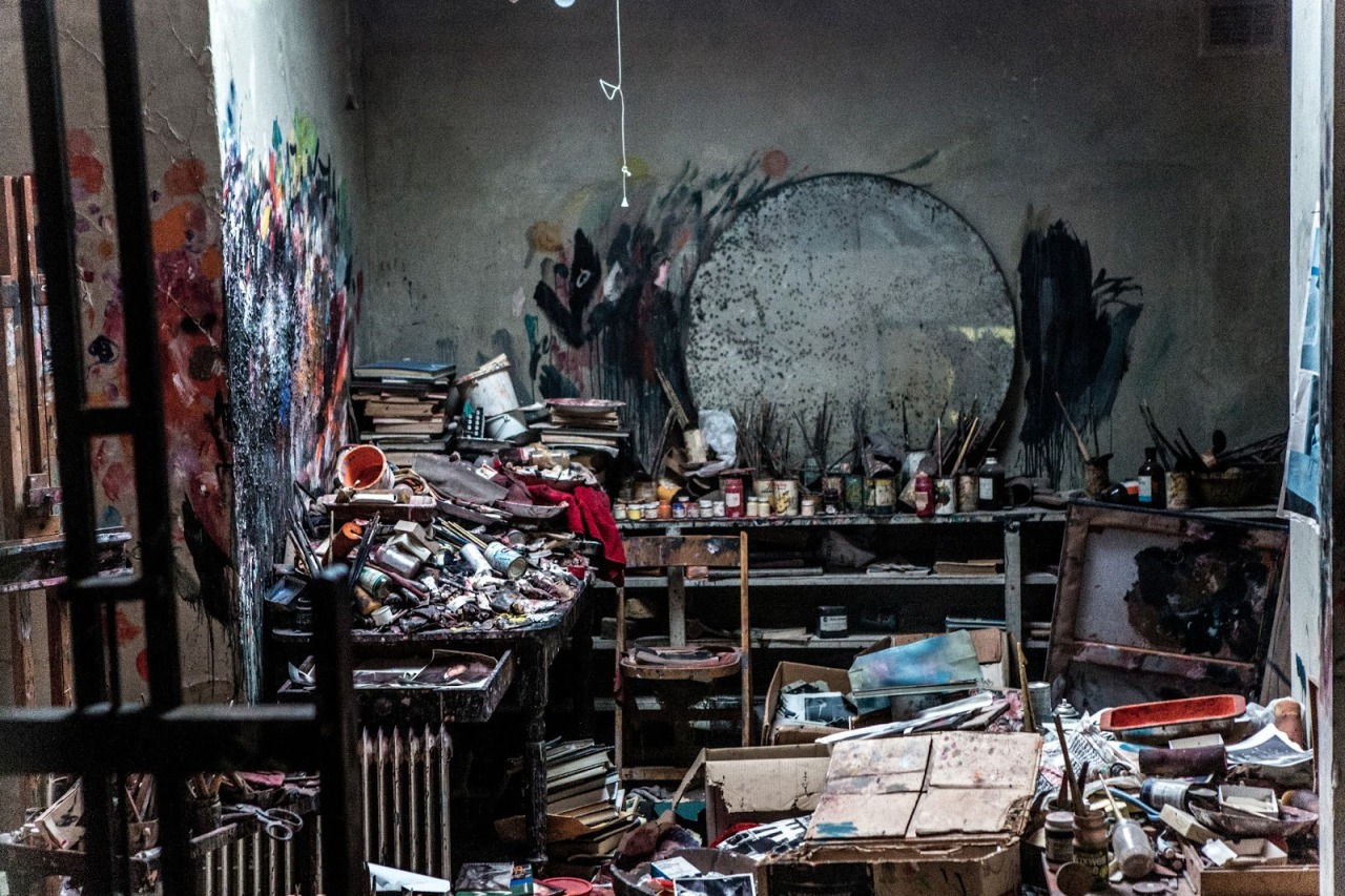 Francis Bacon's studio