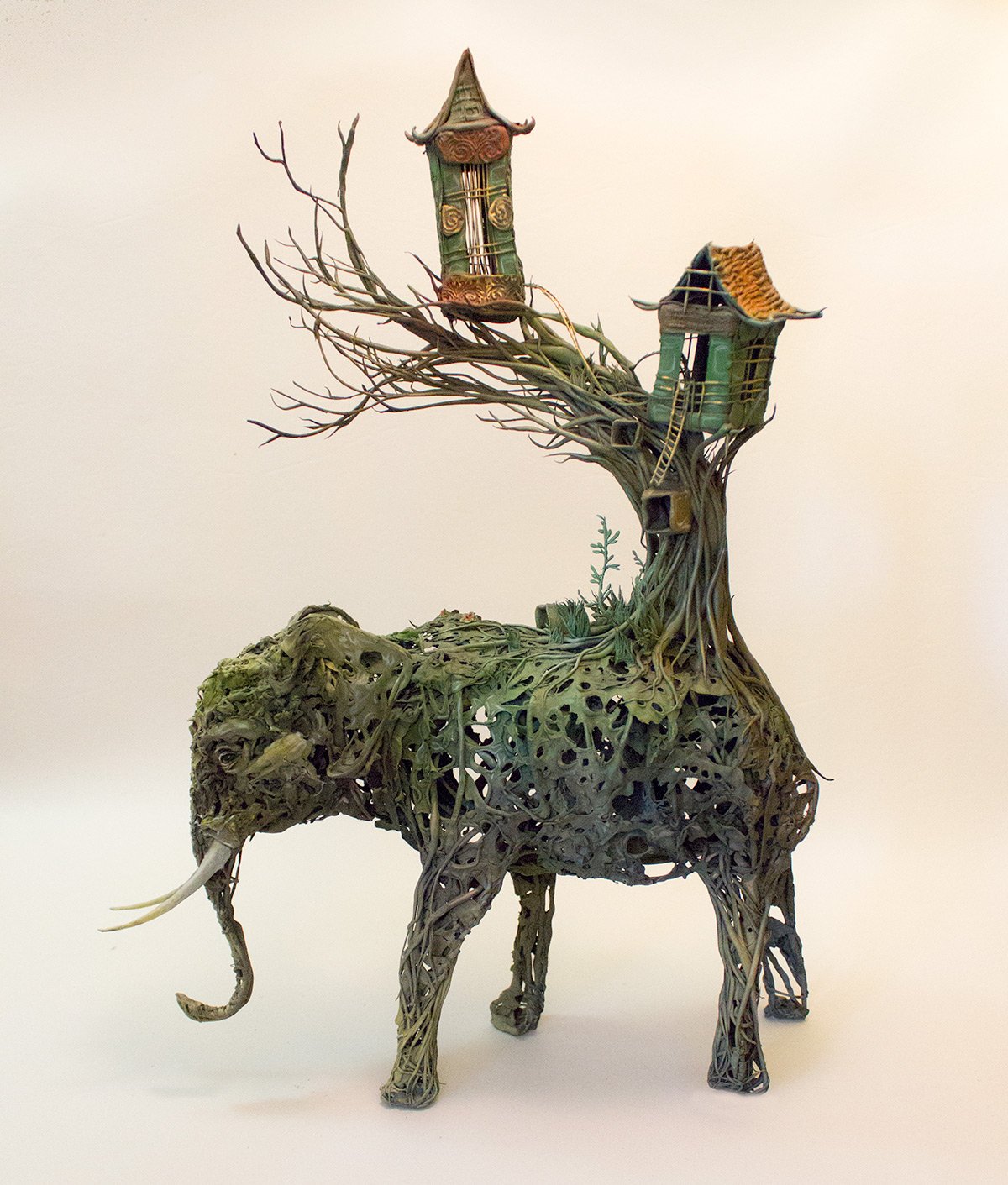 Ellen Jewett s Fusion Surrealist Sculptures Of Animals And Plants Art 