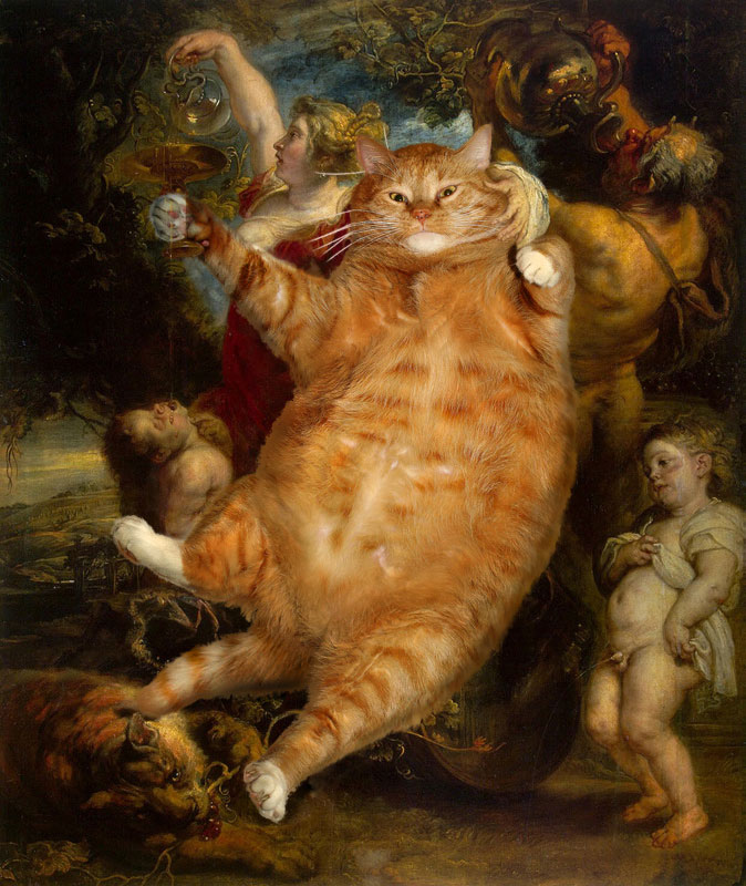 fat-cat-photoshopped-into-famous-artworks-6