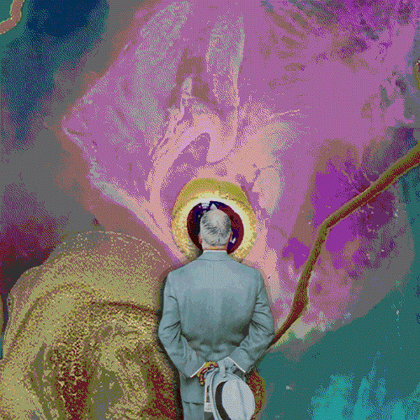 A Modern Painting Character Enters Abstract Animated GIFs - Art-Sheep