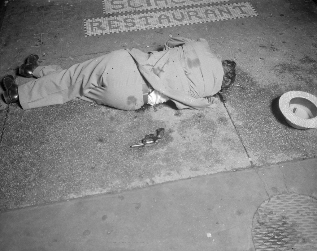 Murder victim Dominick Didato on Elizabeth Street (1936) (courtesy New York City Municipal Archives)