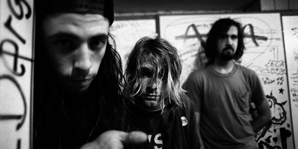 Nirvana Posed In Frankfurt 1991