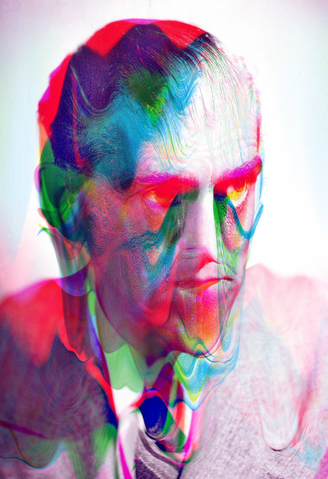 The Psychedelic Digital Portraits Of Tyler Spangler - Art-Sheep