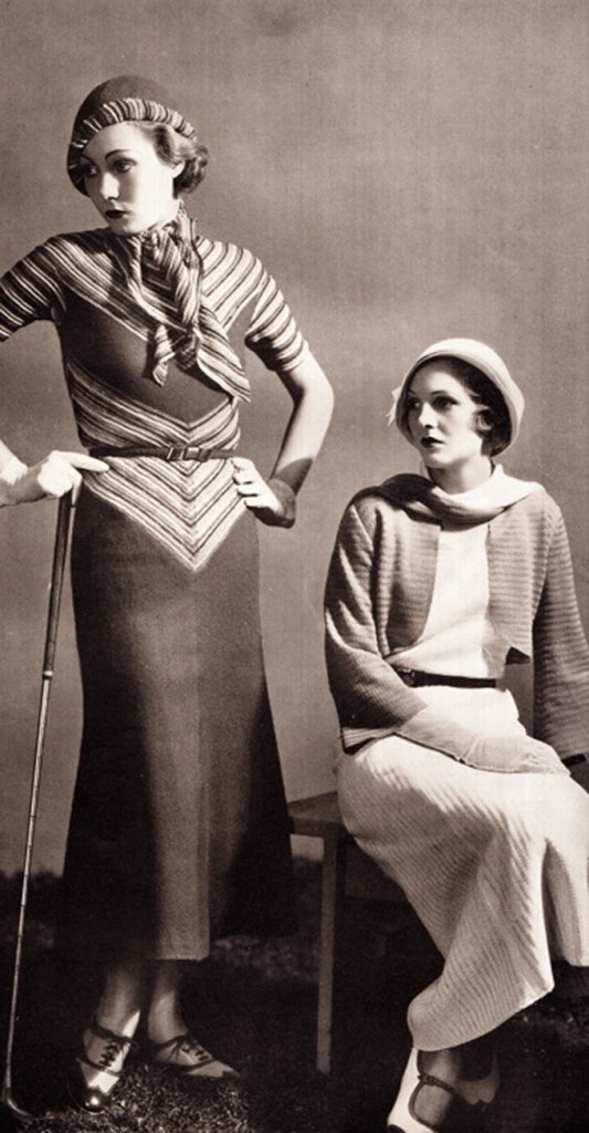 1930s fashion.