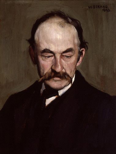 Hardy painted by William Strang, 1893