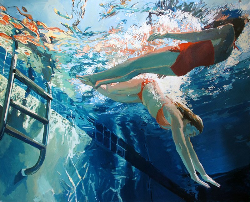 Stunning Underwater Paintings by Samantha French - Art-Sheep