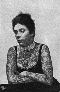 18 Vintage Photos of Tattooed Women from the 1890s to the 1960s - Art-Sheep