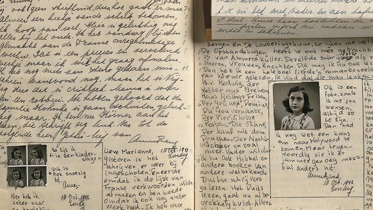 Anne Frank wrote her diary from June 12, 1942 to August 1, 1944. 