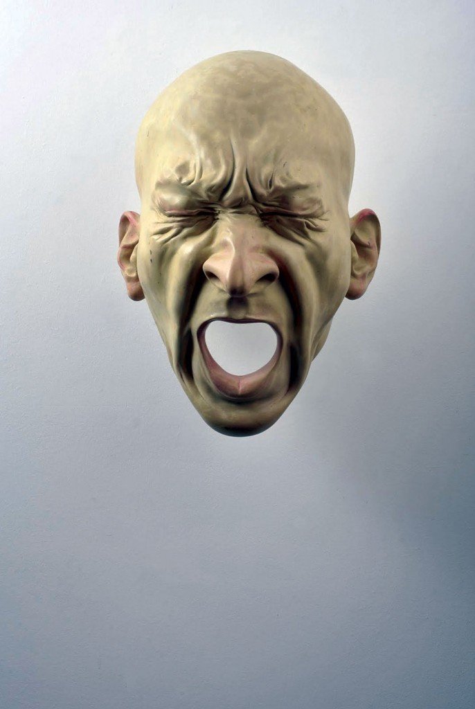 Bogdan-Rata-Scream-polyester-synthetic-resin-metal-paint-2008-57x46z34-cm-Courtesy-Slag-Gallery-photocredit-Andrei-Jecza