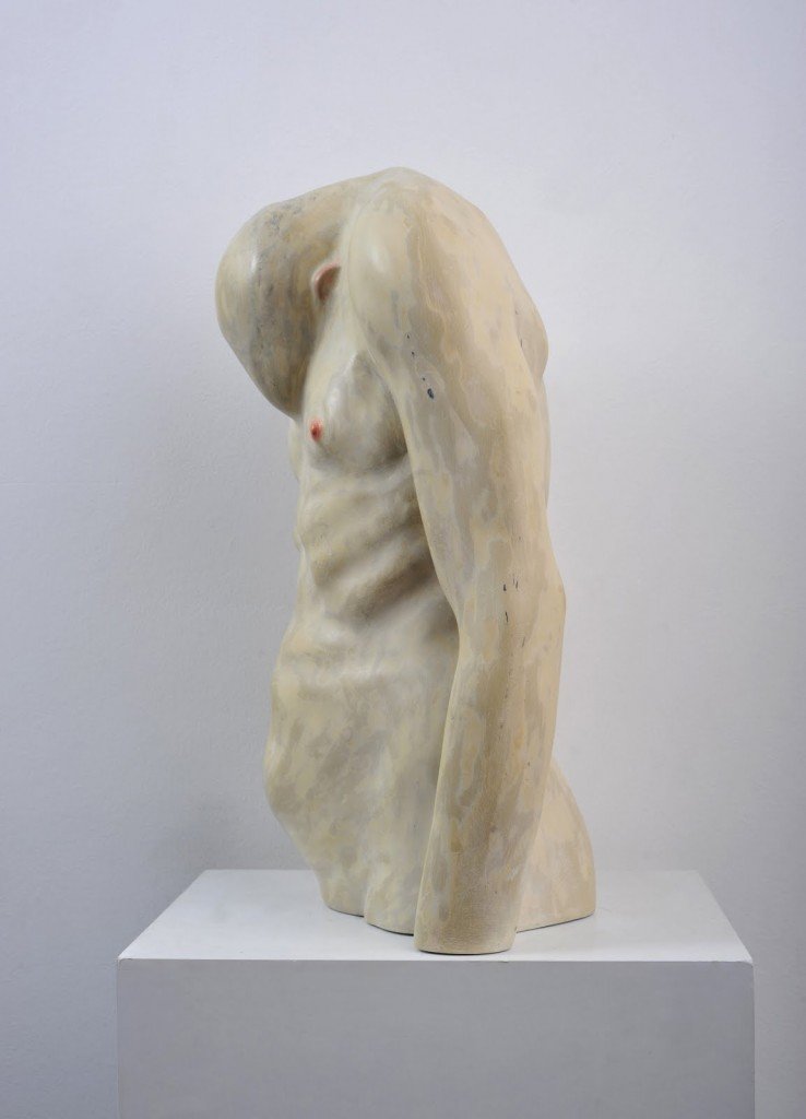 Bogdan-Rata-Shame-polyester-synthetic-resin-fibre-paint-2009-52x36x12-cm-courtesy-Nasui-Gallery