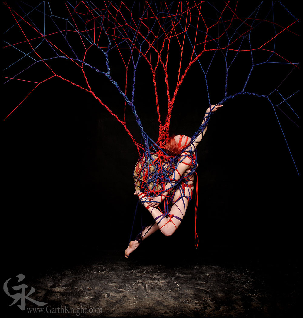 Garth Knight Turns Rope Bondage Into Art In A Series Of