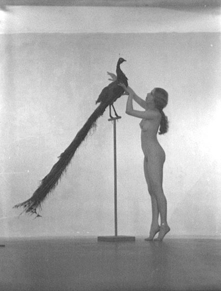 21William-Mortensen--Nude-with-Peacock