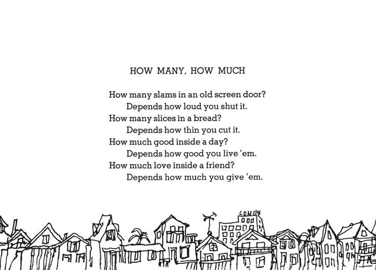 Shel Silverstein Printable Poems