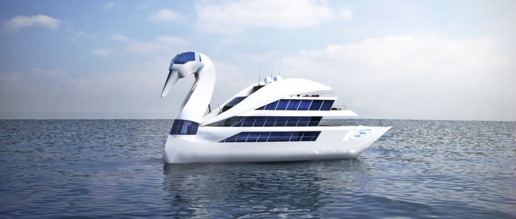 swan yacht luxury concept super klyukin vasily yachts futuristic modern boat culture pop superyachts concepts superyacht unique sheep fancy yahts