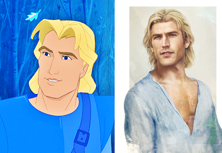 Real-Life Disney Prince Art