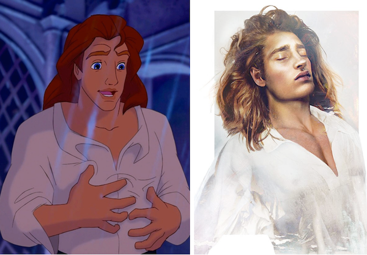 realistic disney prince art