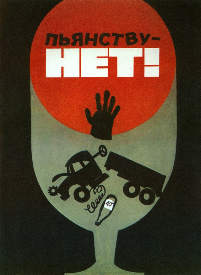 Soviet Anti-Alcohol Poster (3)