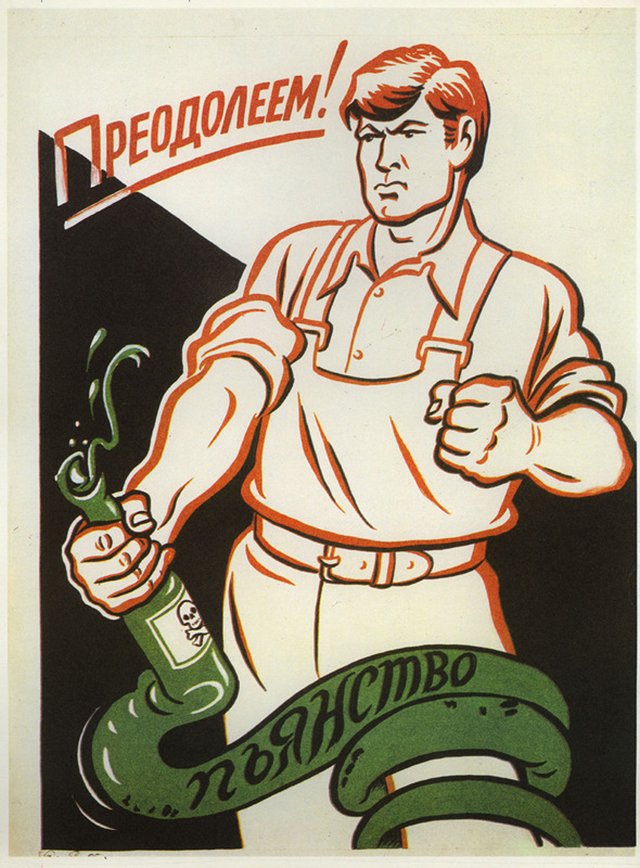 Soviet Anti-Alcohol Posters-5 - Flashbak