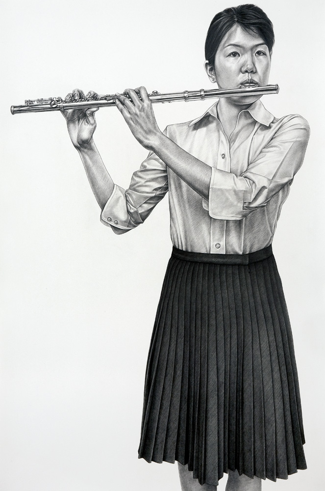 Flute-graphite-on-paper-45-x-29-inches-2007