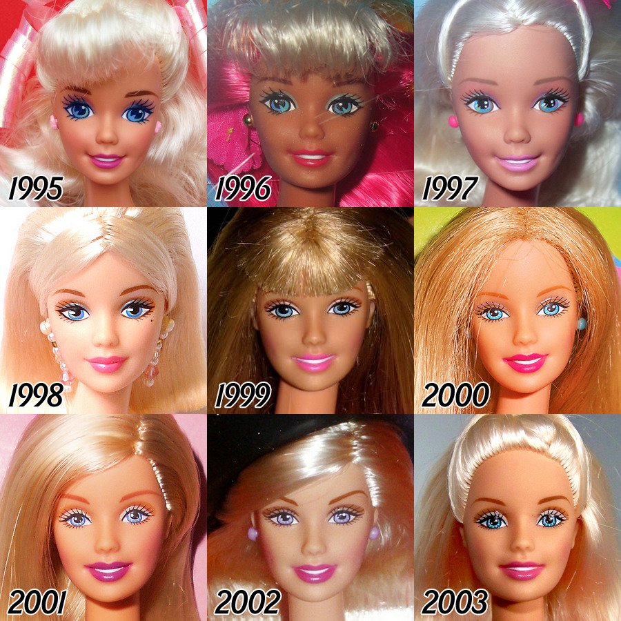 early 2000s barbie dolls