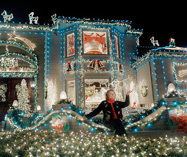 Christmas lights illuminate homes across America 