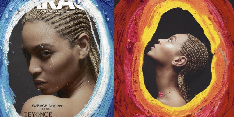 Beyonce covers Garage Magazine in a series of portraits painted by Urs ...