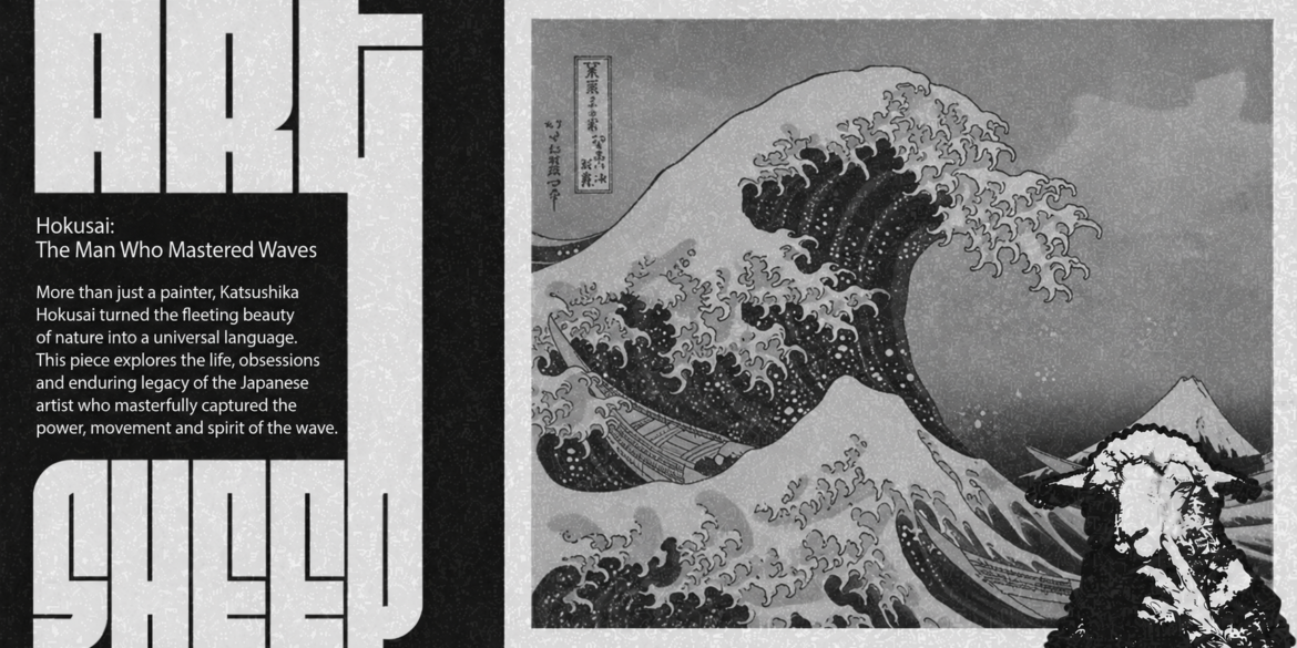 Hokusai The Man Who Mastered Waves art-sheep.com