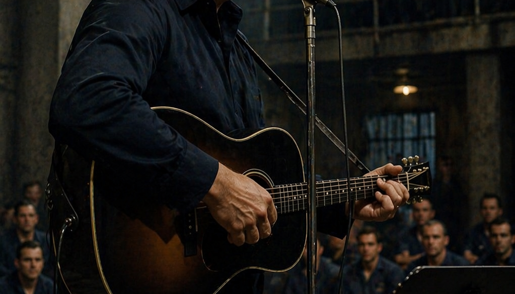 ...can I have a glass of water Johnny Cash and San Quentin art-sheep.com
