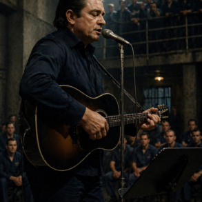 ...can I have a glass of water Johnny Cash and San Quentin art-sheep.com