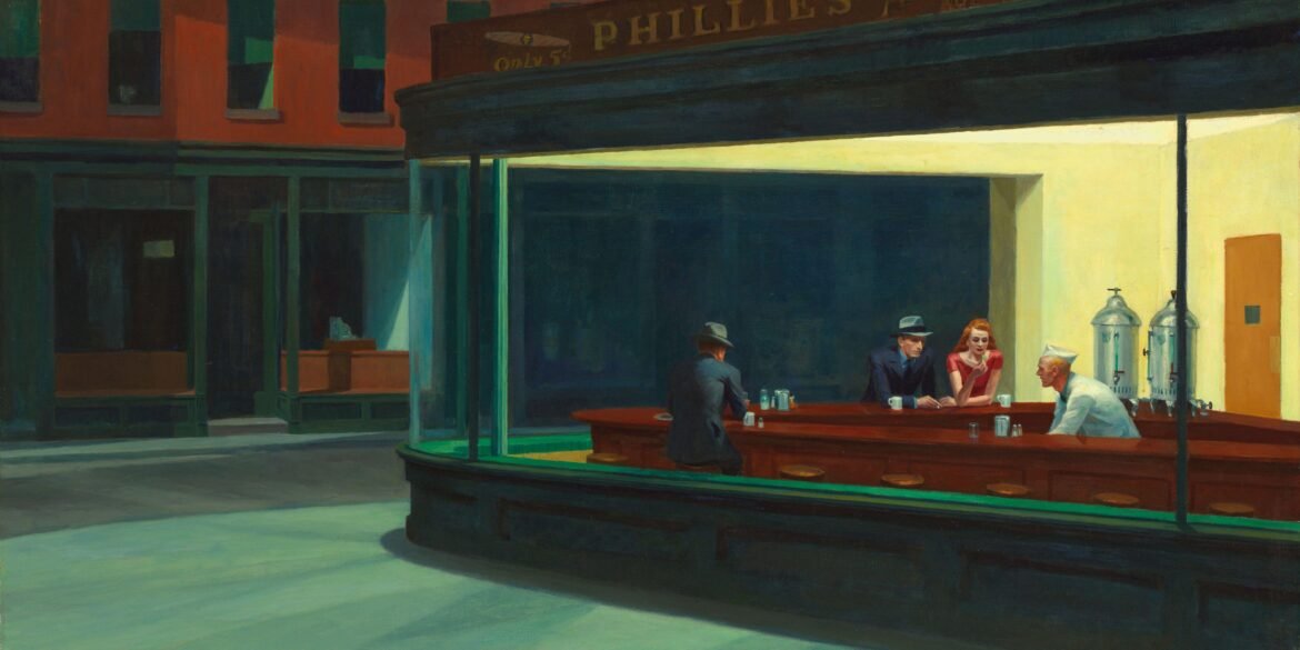 Edward Hopper and the Architecture of Loneliness art-sheep.com