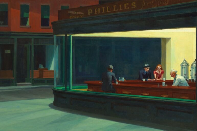 Edward Hopper and the Architecture of Loneliness art-sheep.com