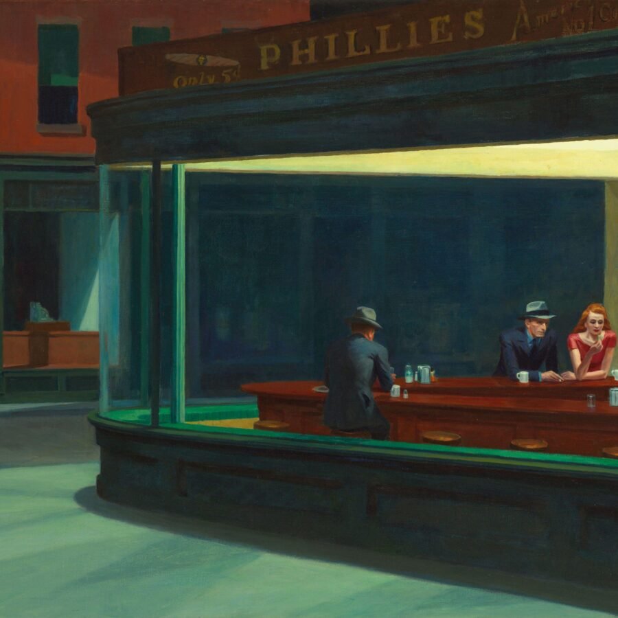 Edward Hopper and the Architecture of Loneliness art-sheep.com