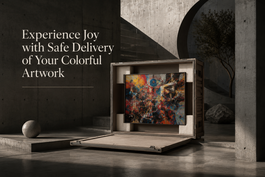 Experience Joy with Safe Delivery of Your Colorful Artwork art-sheep.com